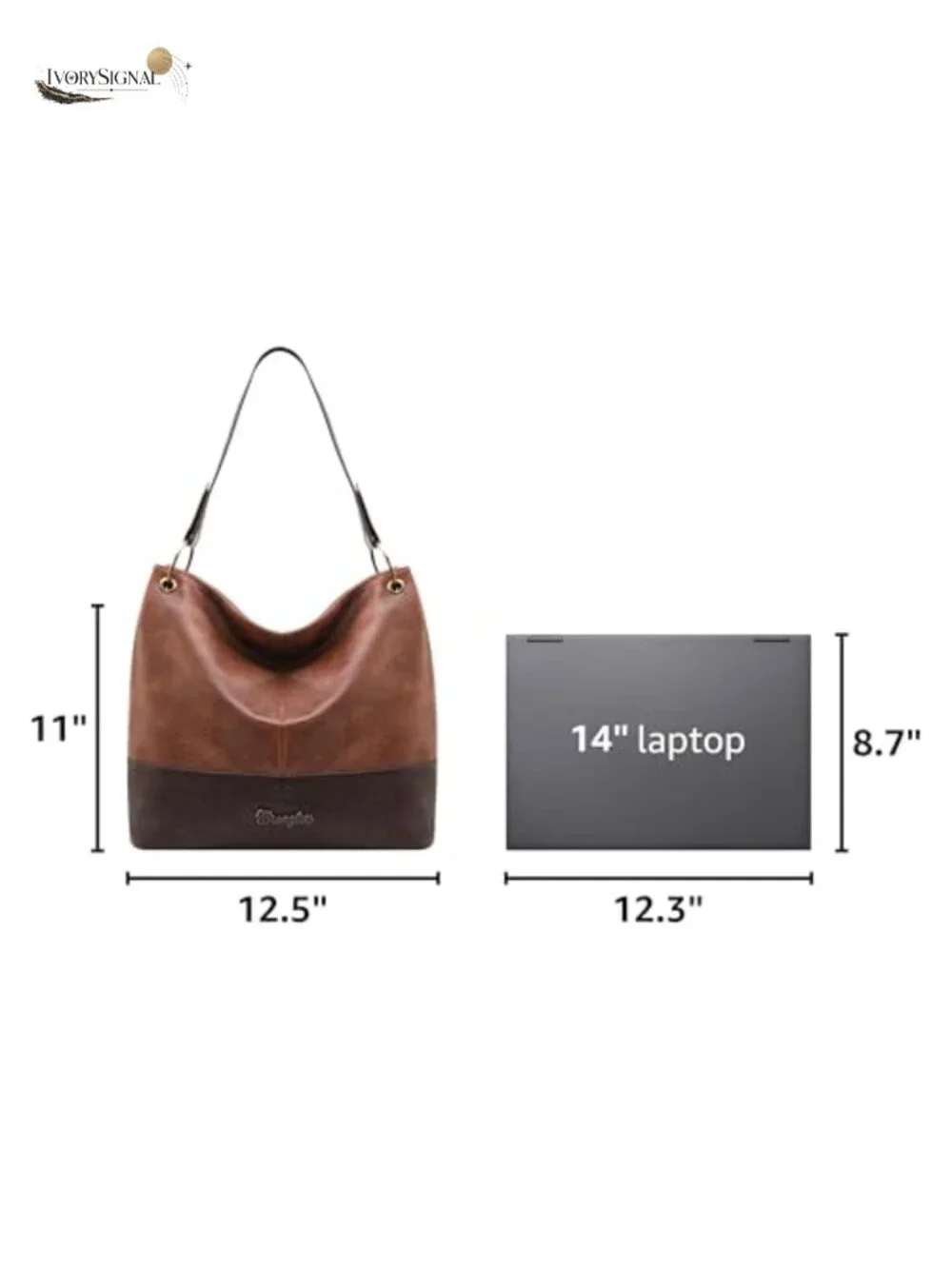 Wrangler Hobo Bag Women Vegan Leather Shoulder Purse Handbag